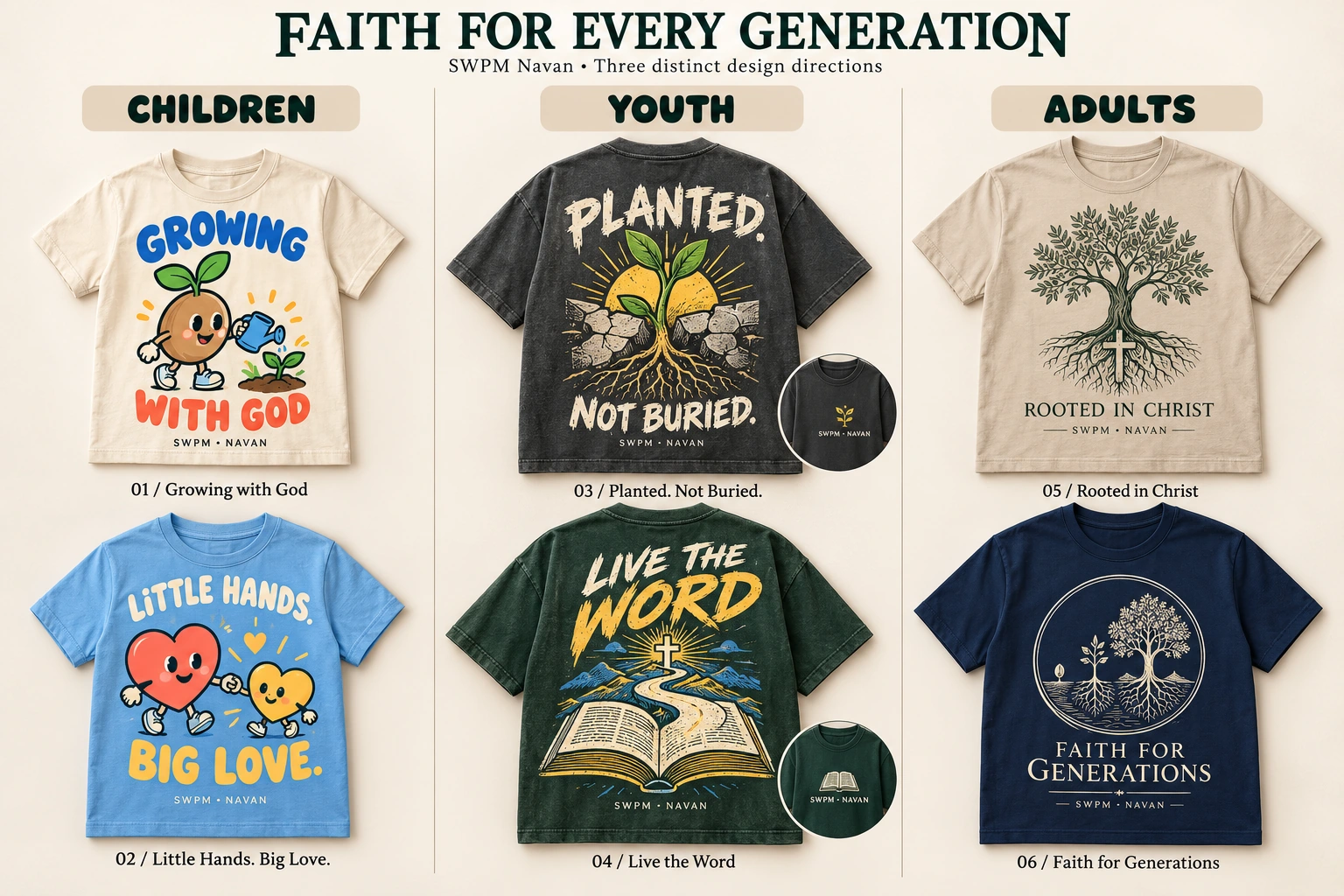 T-shirts collection preview